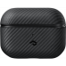 Ультра тонкий чехол Pitaka MagEZ для наушников AirPods Pro 2, черные