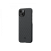 Ультра тонкий чехол Pitaka MagEZ 3 для iPhone 14 (6.1"), черно-серый, кевлар (арамид)
