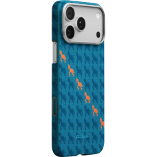 Ультра тонкий чехол Pitaka  для iPhone 17 Pro Max, Синий