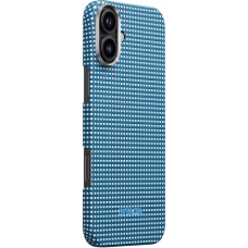 Ультра тонкий чехол Pitaka для iPhone 16 Plus, Голубой Blue