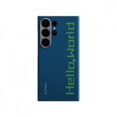 Ультра тонкий чехол Pitaka  для Samsung S24 Ultra, Привет, Мир