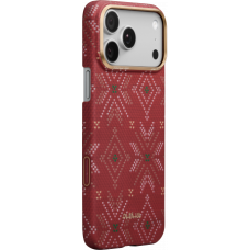 Ультра тонкий чехол Pitaka (PitaTap™) для iPhone 17 Pro Max, Красный