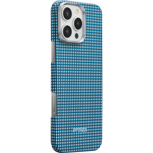 Ультра тонкий чехол Pitaka для iPhone 16 Pro Max, Голубой Blue