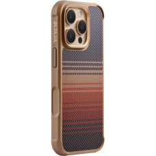 Противоударный чехол Pitaka с амортизирующими накладками для iPhone 16 Pro Max, Закат