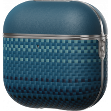 Ультра тонкий чехол Pitaka из арамидного волокна и кожи для AirPods 4, Восход